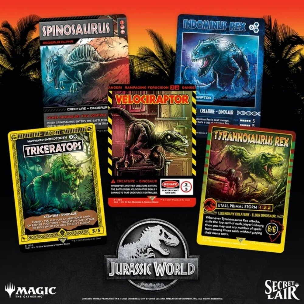 Welcome to Jurassic World: Life Breaks Free Secret Lair Drop Series 🌸